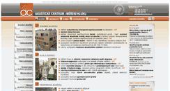 Desktop Screenshot of akustickecentrum.cz